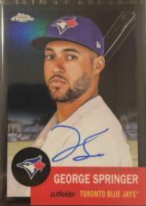George Springer [Black Refractor] #CPA-GS