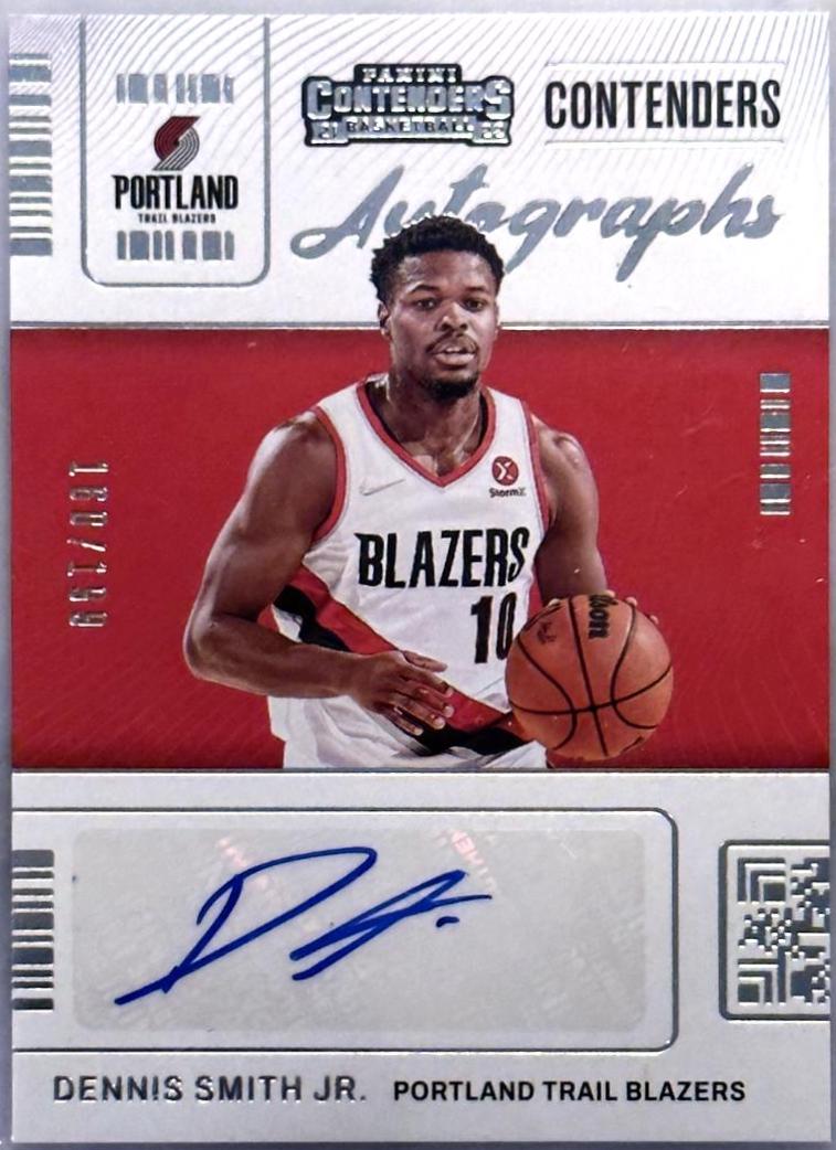 Dennis Smith Jr. #CA-DSJ Basketball Cards 2021 Panini Contenders Contenders Autographs
