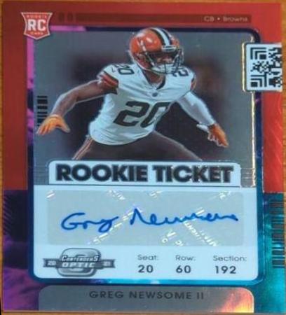Greg Newsome II [Autograph Nebula] #154