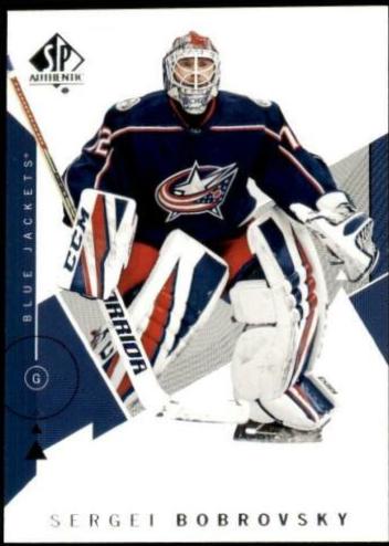 Sergei Bobrovsky #23 2018-19 SP Authentic Hockey