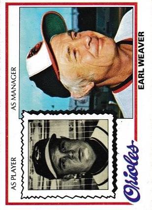 Earl Weaver #211 Baseball Cards 1978 Topps