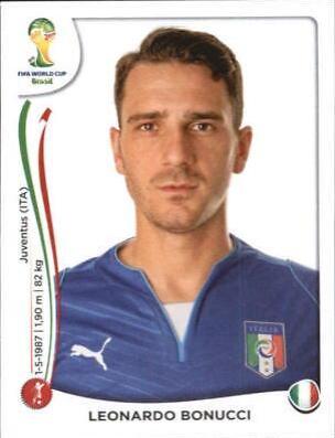 Leonardo Bonucci #321 Soccer Cards 2014 Panini World Cup Stickers