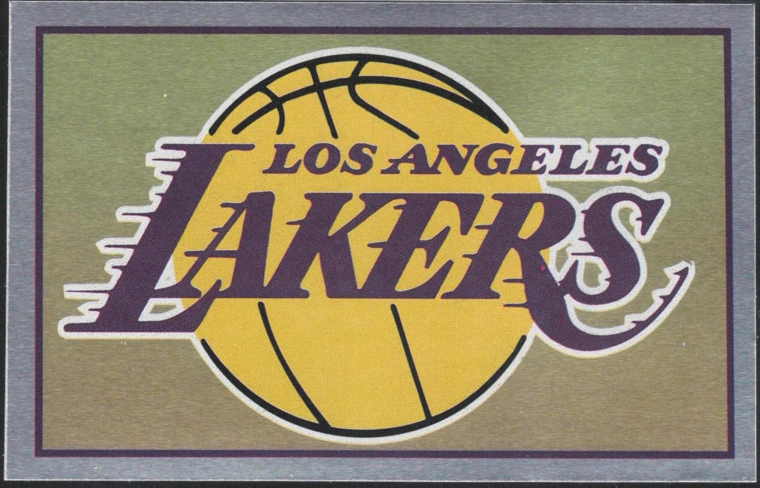 Lakers Logo #233 1996 Panini Stickers Basketball