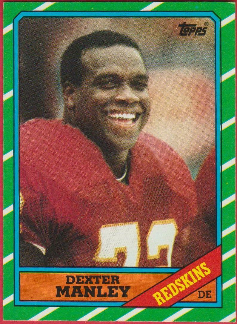 Dexter Manley #180 Football Cards 1986 Topps