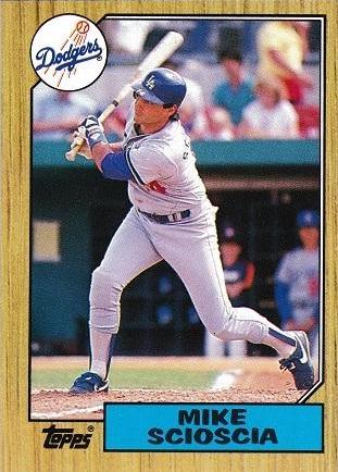 Mike Scioscia #144 Baseball Cards 1987 Topps