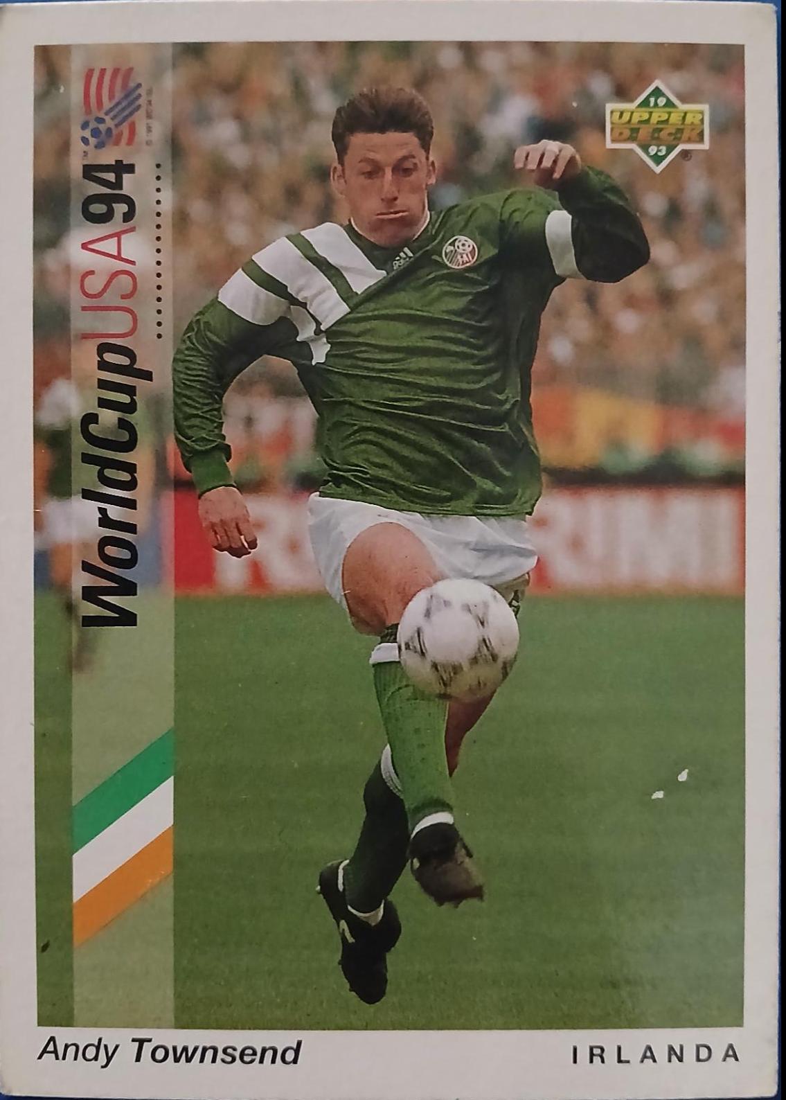Andy Townsend #108 1993 Upper Deck World Cup Preview Adams Gum Soccer