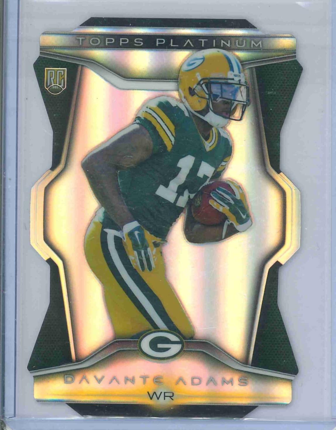 Davante Adams #PDC-DA Football Cards 2014 Topps Platinum Rookie Die Cut