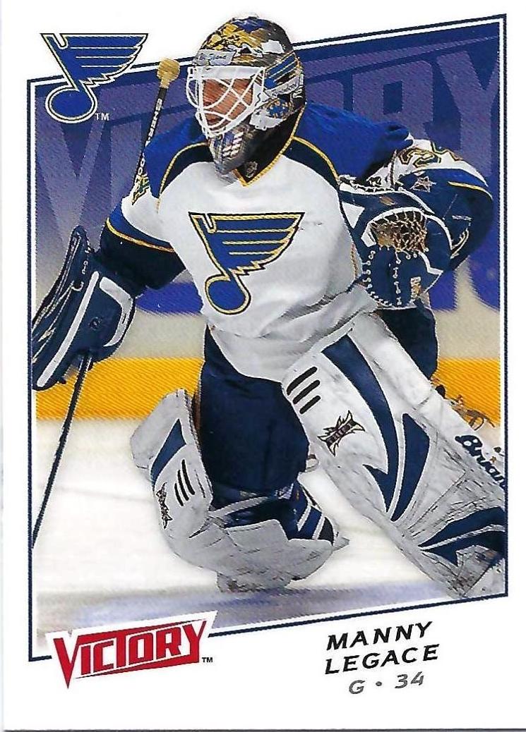 Manny Legace #27 Hockey Cards 2008 Upper Deck Victory