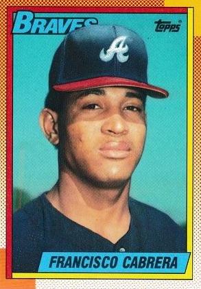 Francisco Cabrera #254 Baseball Cards 1990 Topps