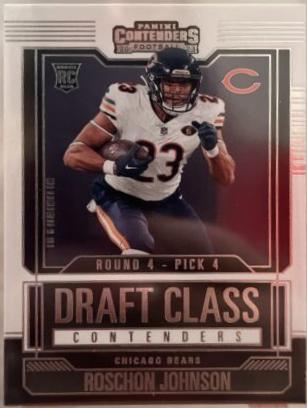 Roschon Johnson #19 Football Cards 2023 Panini Contenders Draft Class