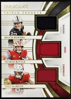 Brock Bowers / George Kittle / Trey McBride