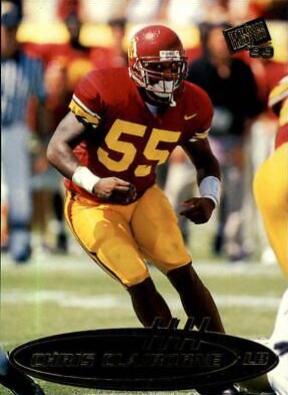 Chris Claiborne #4 Football Cards 1999 Press Pass