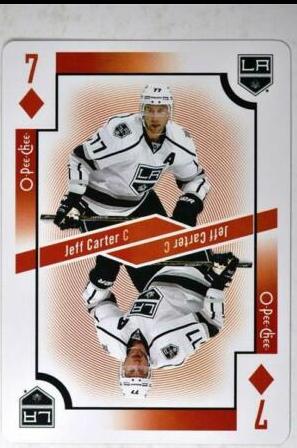 Jeff Carter #7 Hockey Cards 2017 O Pee Chee