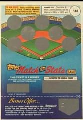 Johnny Bench Baseball Cards 1992 Topps Match the Stats Prices