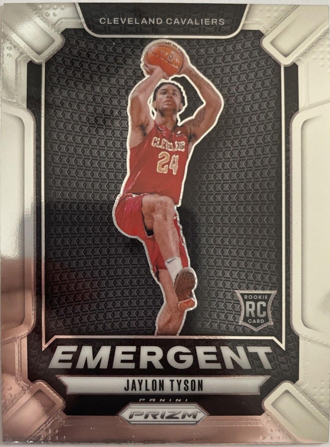 Jaylon Tyson #25 Basketball Cards 2024 Panini Prizm Emergent