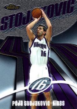 Peja Stojakovic #16 Basketball Cards 2003 Finest