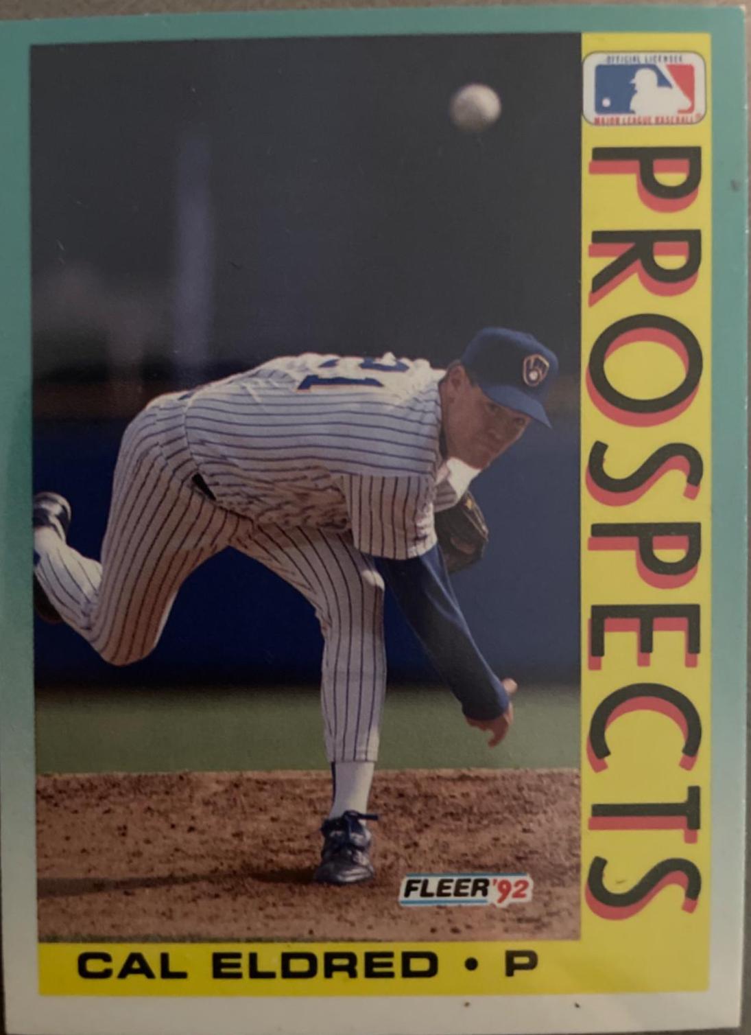 Cal Eldred #679 Baseball Cards 1992 Fleer
