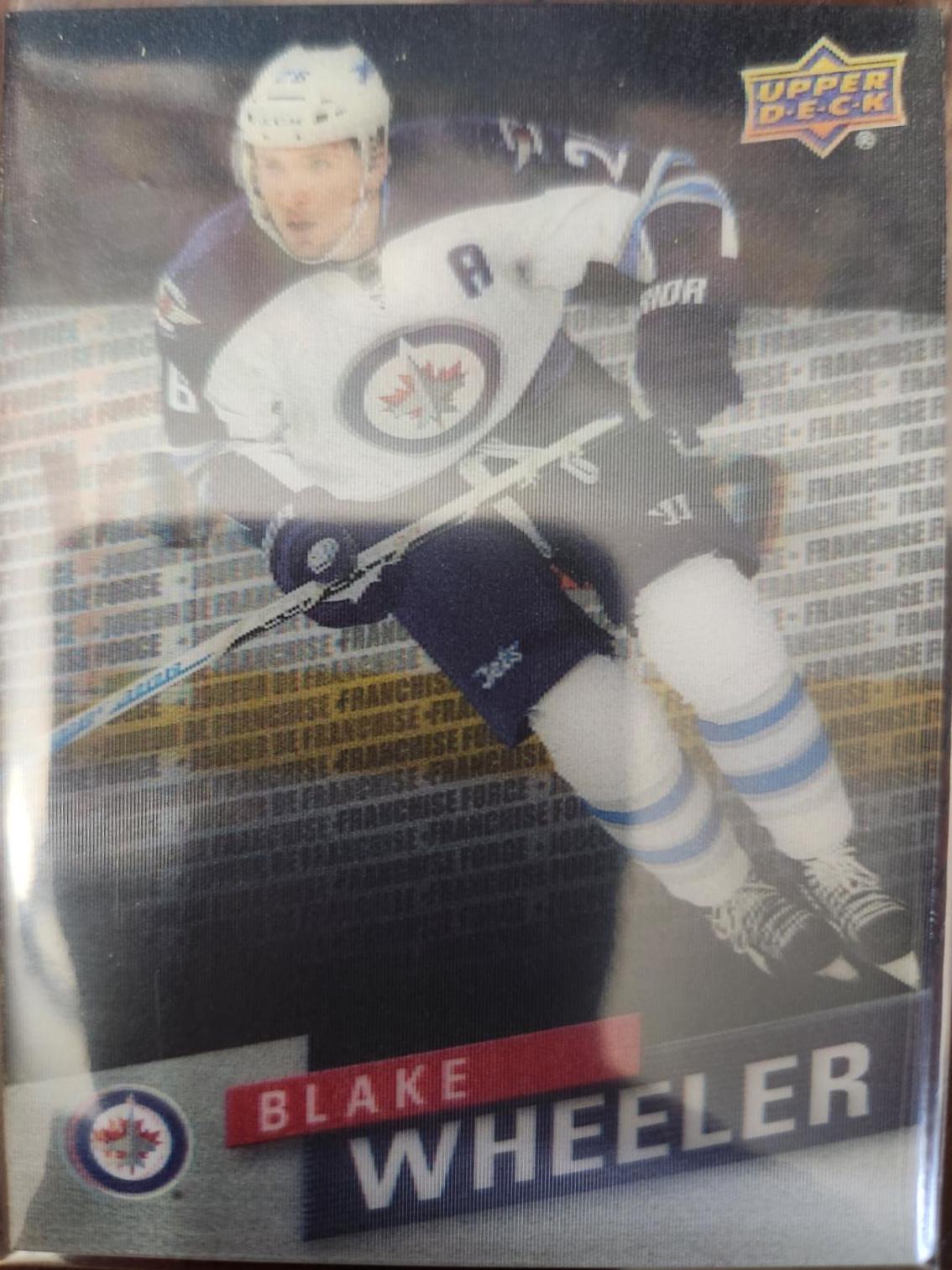 Blake Wheeler #FF-10 Hockey Cards 2015 Upper Deck Tim Hortons Collector's Series Franchise Force 3-D