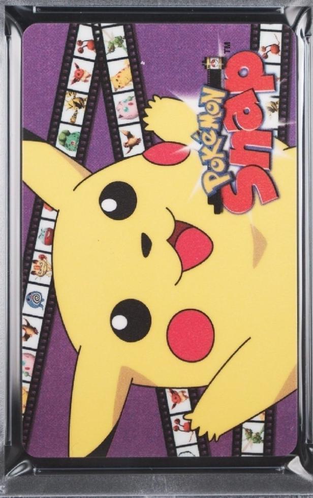 Pikachu Pokémon Card from Pokemon Snap Blockbuster Video Set 
