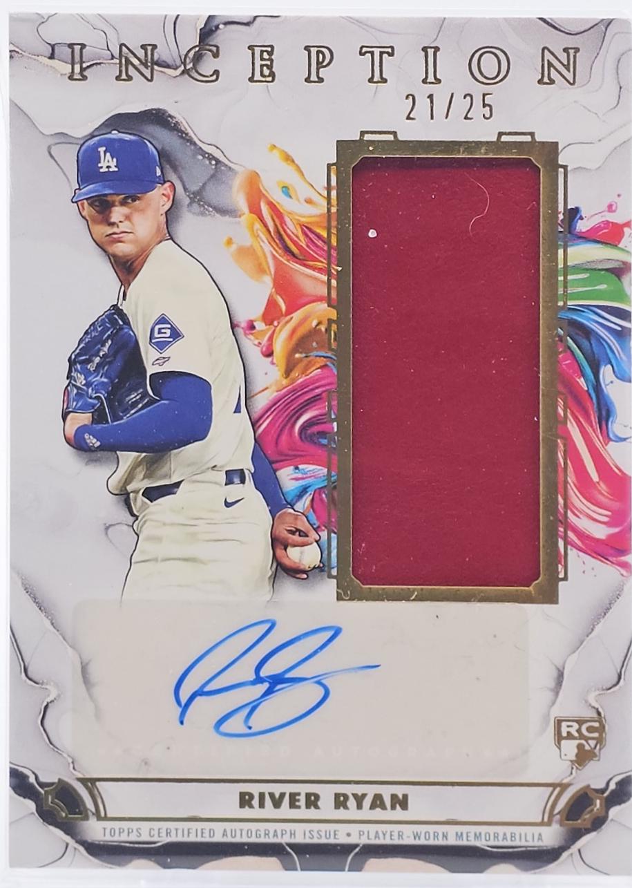 River Ryan #IAGR-RR 2025 Topps Inception Autograph Game Relic Baseball