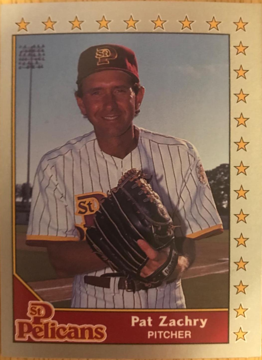 Pat Zachry #20 Baseball Cards 1990 Pacific Senior League
