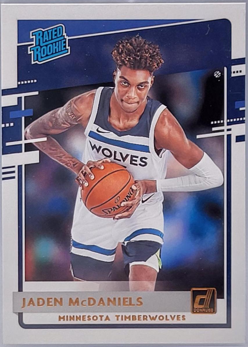 Jaden McDaniels #239 Basketball Cards 2020 Donruss