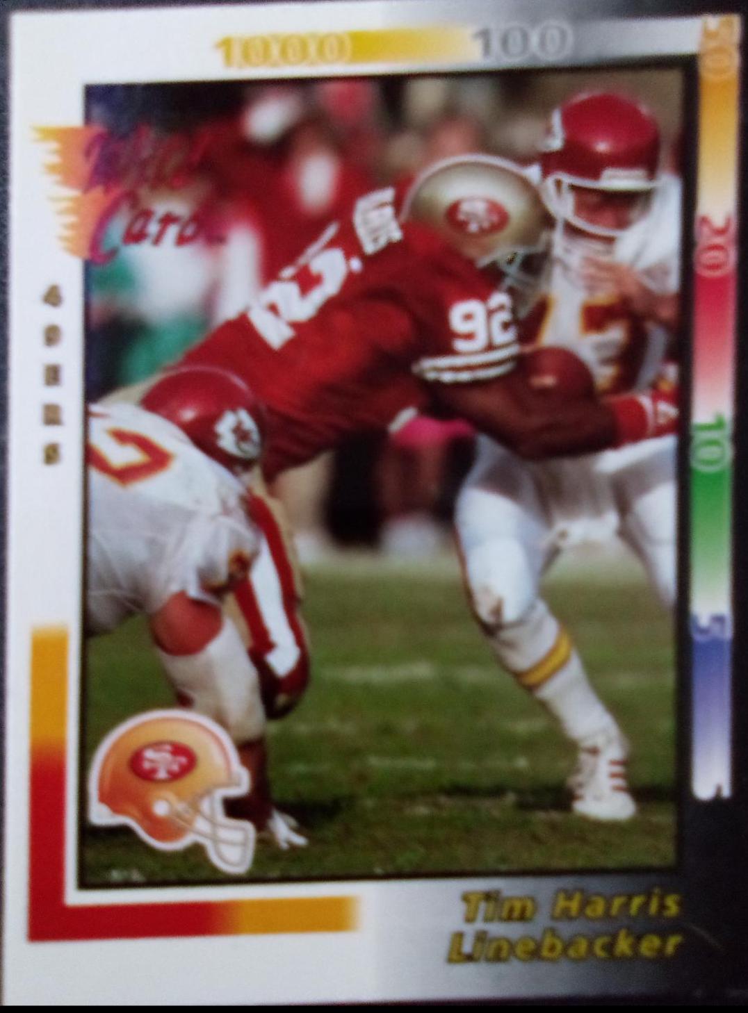 Tim Harris #100 1992 Wild Card Football