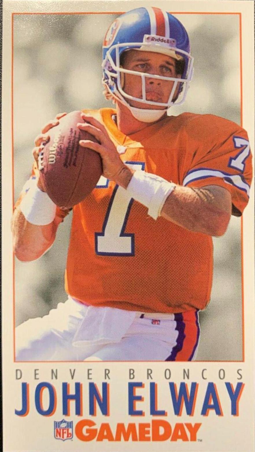 John Elway #23 Football Cards 1992 Fleer Gameday