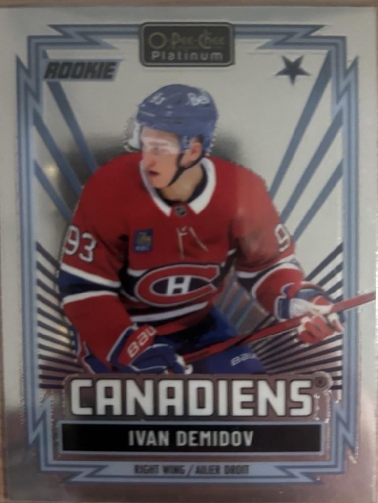 Ivan Demidov #R-66 2025 O Pee Chee Platinum Retro Red Autograph Hockey