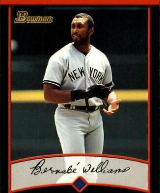 Bernie Williams #6 Baseball Cards 2001 Bowman