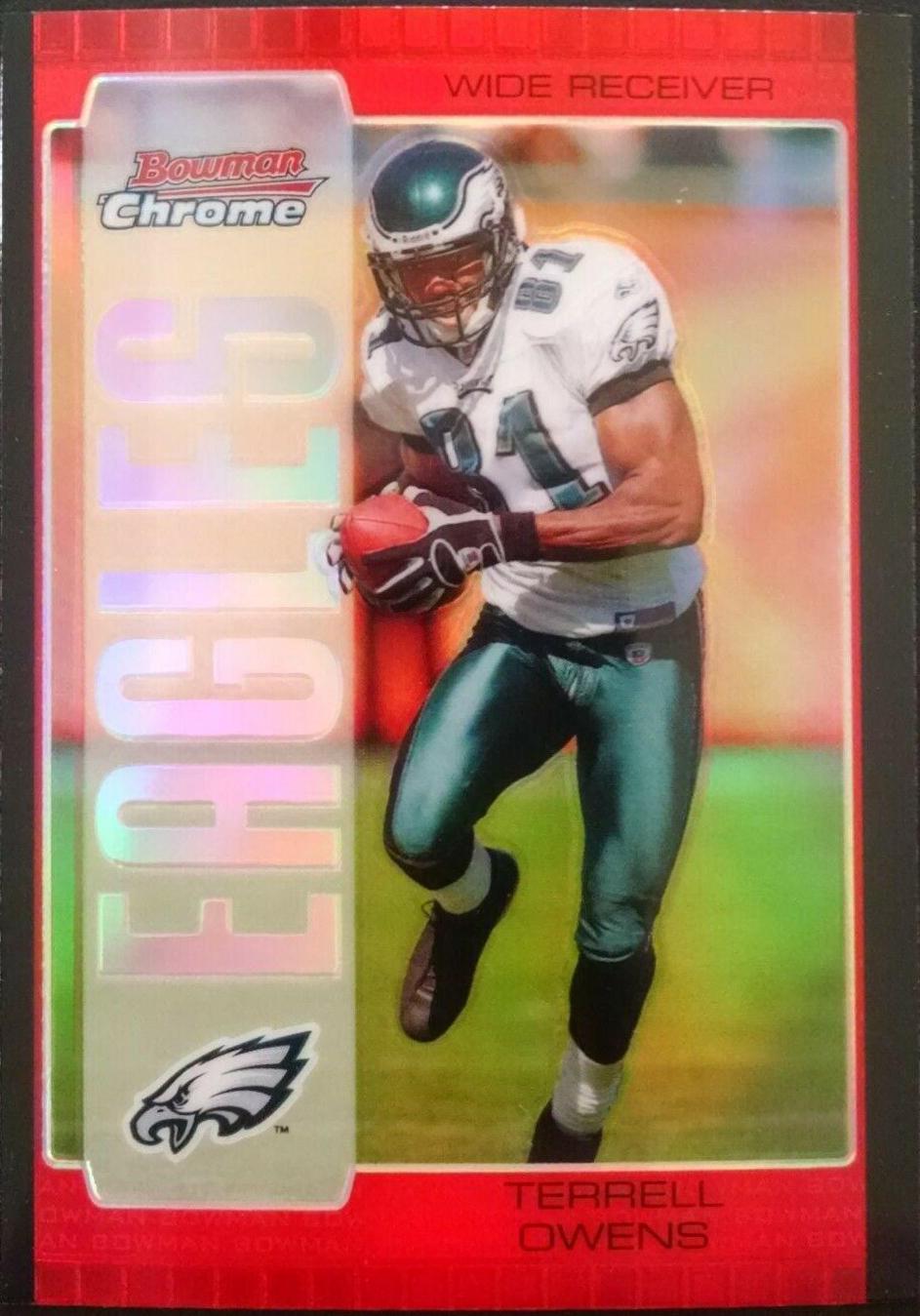 Terrell Owens #6 Football Cards 2005 Bowman Chrome