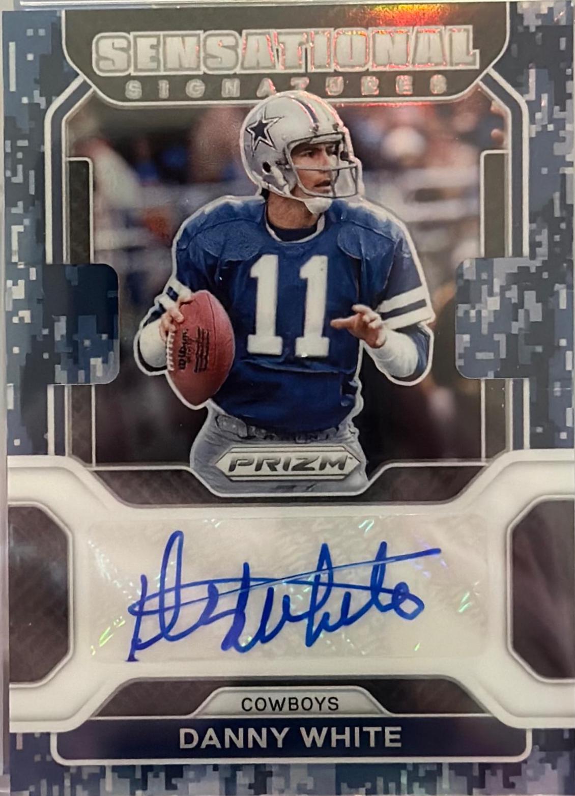 Danny White #SS-DWH Football Cards 2021 Panini Prizm Sensational Signatures