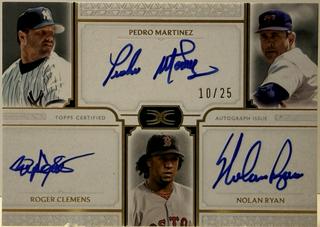 Roger Clemens / Nolan Ryan / Pedro Martinez