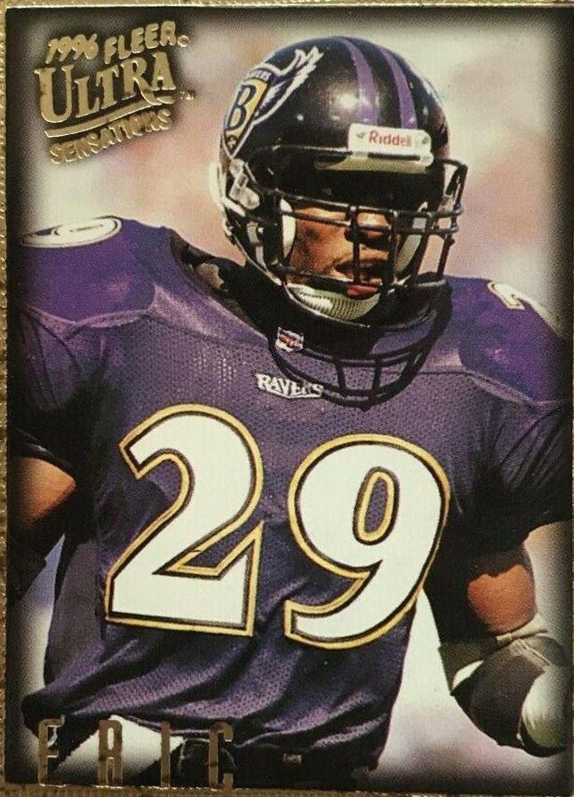 Eric Turner #8 Football Cards 1996 Ultra Sensations