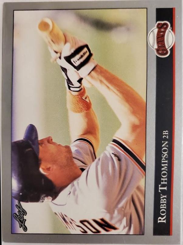 Robby Thompson #109 Baseball Cards 1992 Leaf