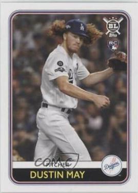 Dustin May #60 Baseball Cards 2020 Topps Big League