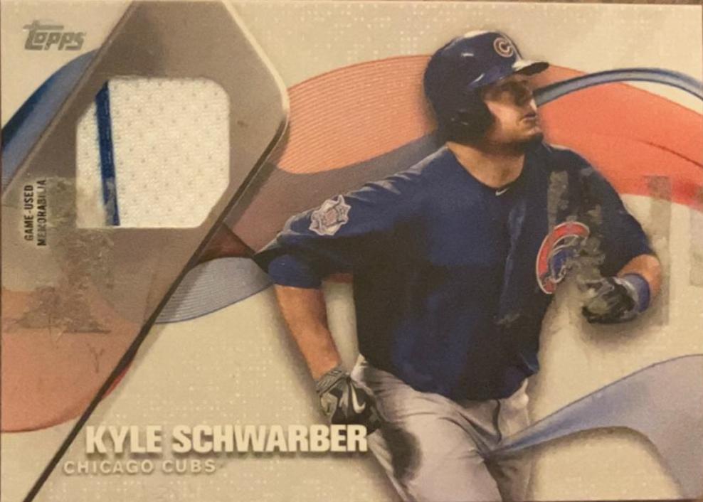 Kyle Schwarber #MLM-KSC Baseball Cards 2017 Topps Major League Material Relics