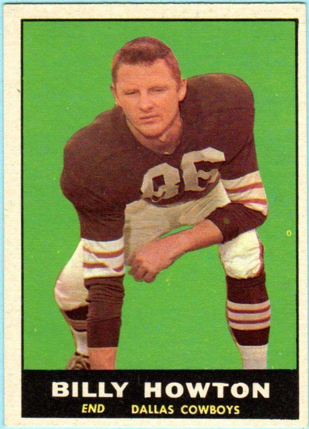 Billy Howton #24 Football Cards 1961 Topps
