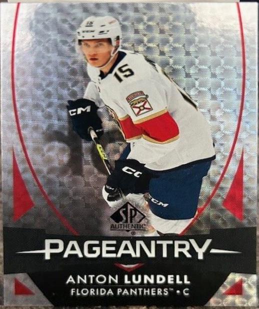 Anton Lundell #P-32 Hockey Cards 2023 SP Authentic Pageantry