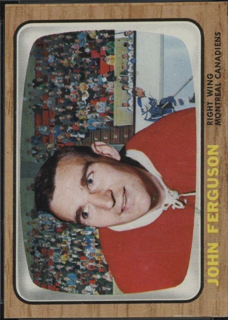 John Ferguson #65 Hockey Cards 1966 Topps USA Test