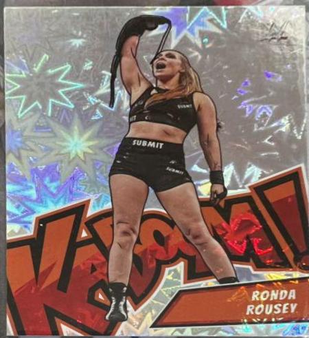 Ronda Rousey #8 Wrestling Cards 2023 Panini Revolution WWE Kaboom