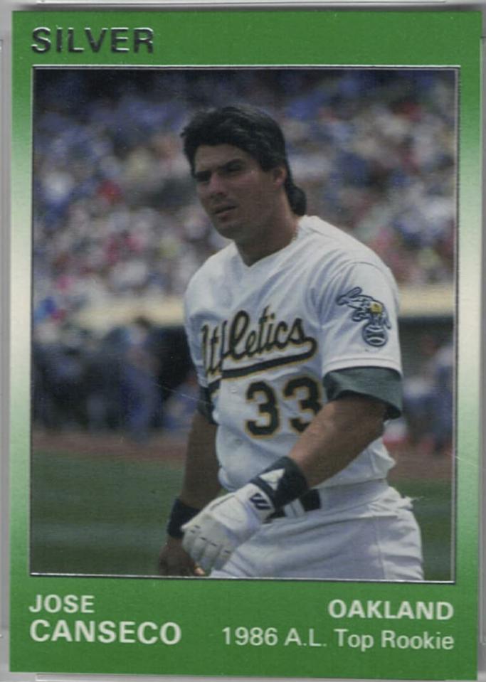 Jose Canseco #113 Baseball Cards 1991 Star Silver Edition