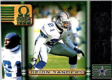 Deion Sanders #70 Football Cards 1999 Pacific Omega