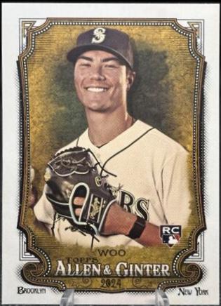 Bryan Woo #78 Baseball Cards 2024 Topps Allen & Ginter