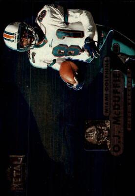 O.J. McDuffie #9 Football Cards 1998 Metal Universe