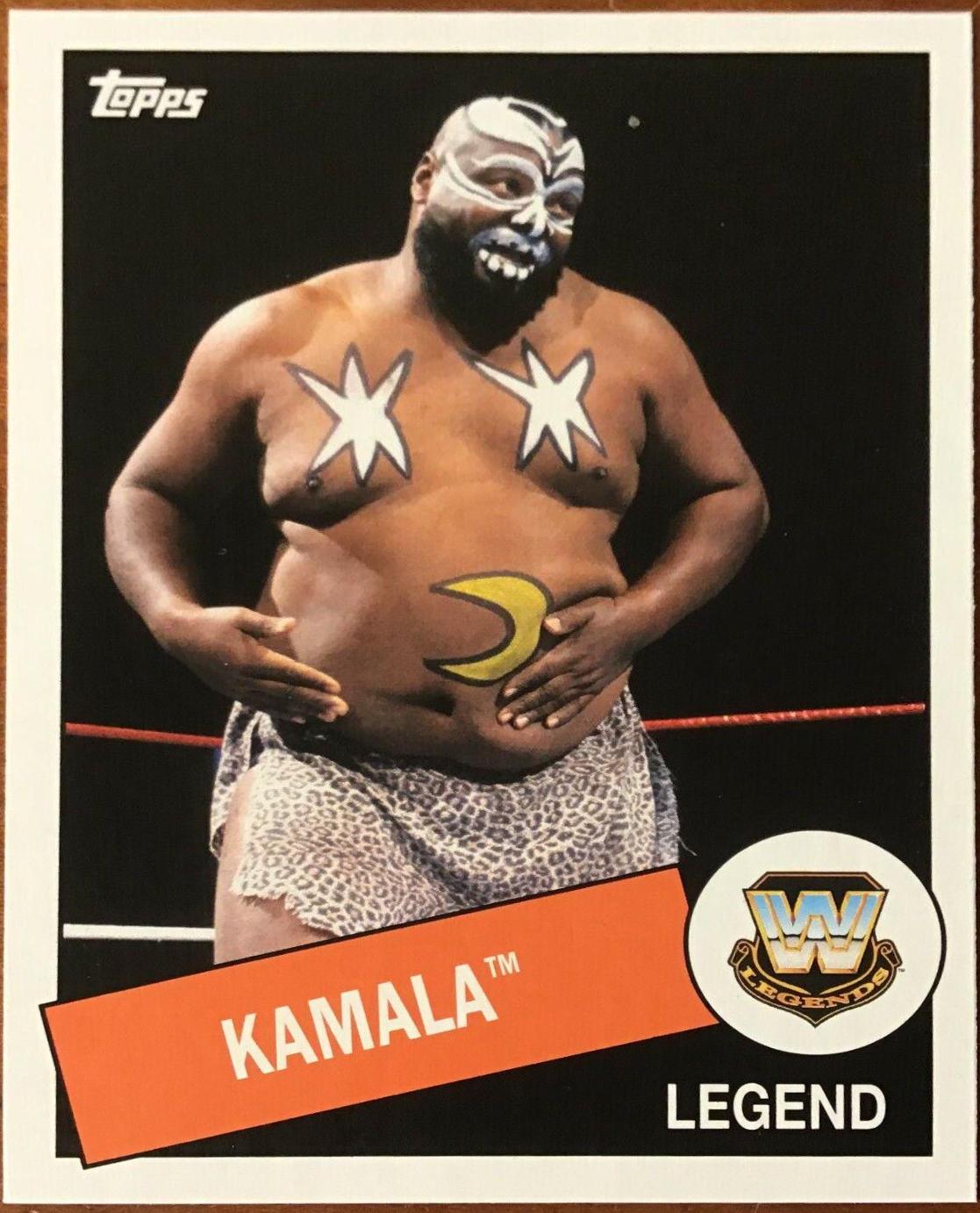 Kamala #29 Wrestling Cards 2015 Topps Heritage WWE