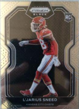 L'Jarius Sneed #PB-24 Football Cards 2020 Panini Chronicles Prizm Black
