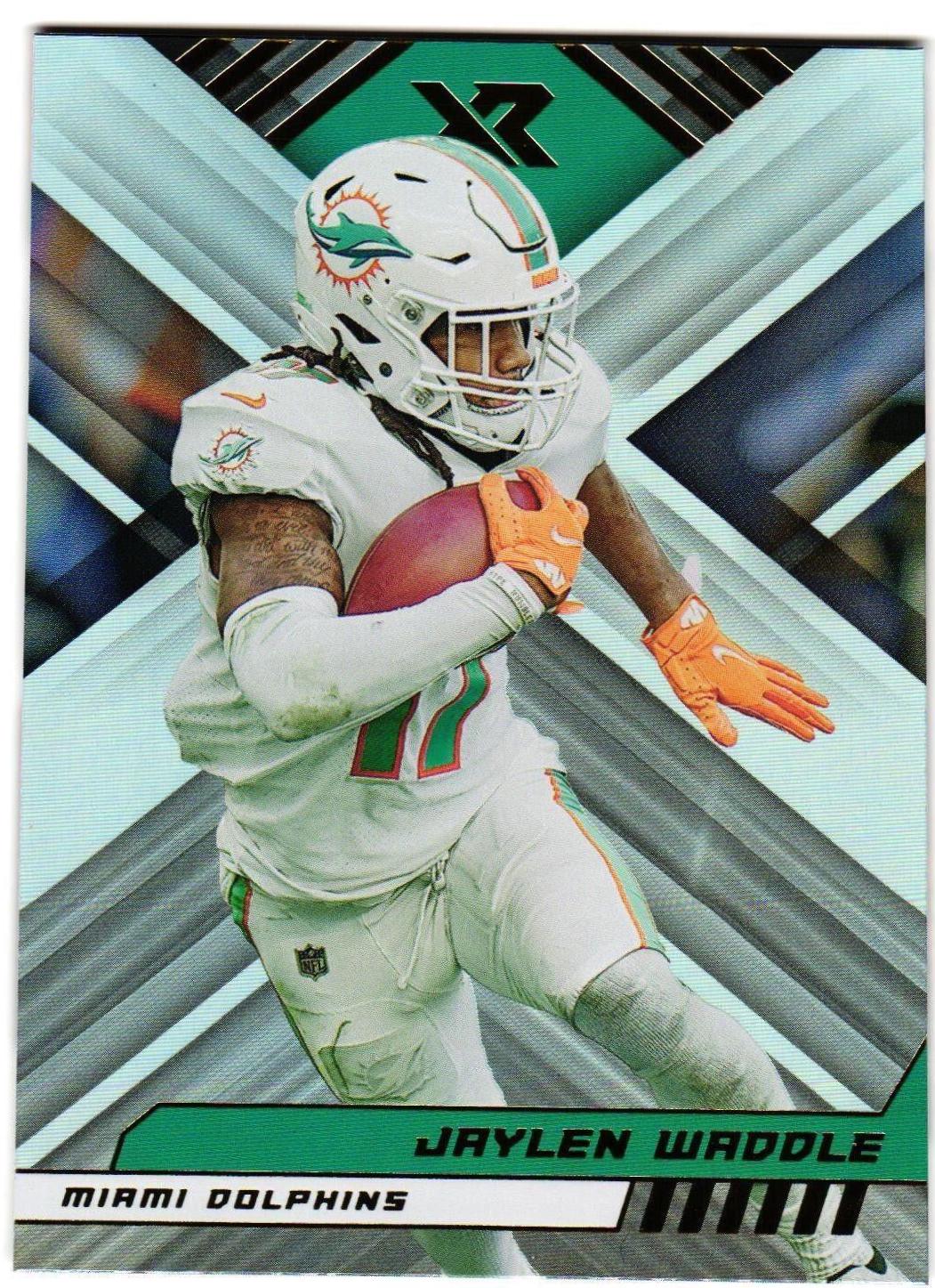 Jaylen Waddle #4 Football Cards 2022 Panini XR