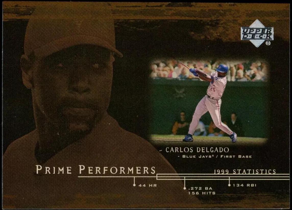 Carlos Delgado #PP3 Baseball Cards 2000 Upper Deck Prime Performers
