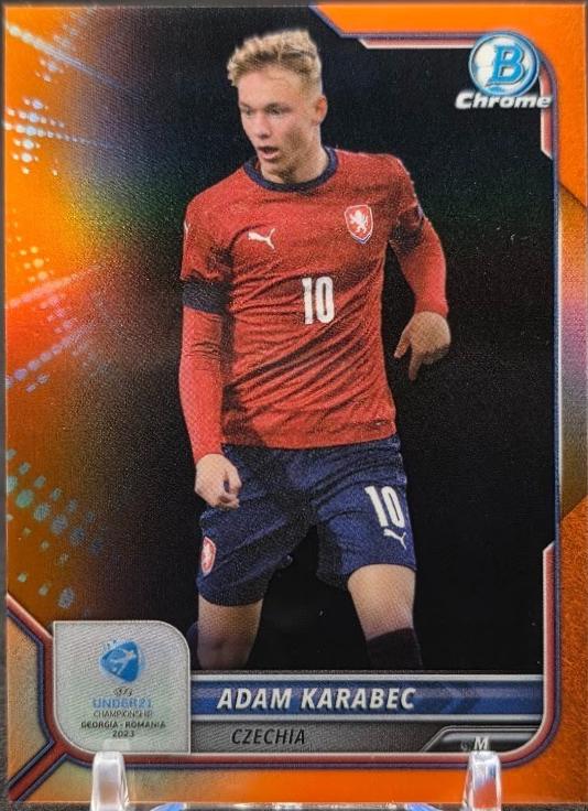 Adam Karabec #8 2022 Bowman Chrome Road To UEFA U21